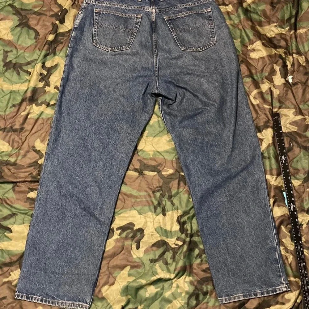 Tommy Hilfiger baggy Wide leg jeans vtg mens 40/34 - Picture 4 of 8